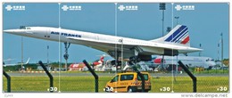 A01231 China Phone Cards Concorde Puzzle 60pcs - Avions