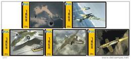 A01193 China World War II Airplane 5pcs - Avions