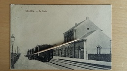STADEN - De Statie 1915 - Staden