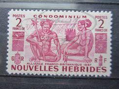 VEND BEAU TIMBRE DES NOUVELLES - HEBRIDES N° 153 , X !!! - Ongebruikt