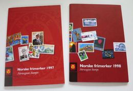 ZNorAn97+98 - RARE - NORVÈGE : LES 2 CARNETS  Officiels Poste Norvégienne - Années 97+98 Complètes Neuves** - Forte Côte - Collections