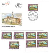 1501q: Österreich 1988, 800 Jahre Feldbach, Ersttag Und Gesamt 6mal ** Briefmarken Plus Mustermarke - Feldbach