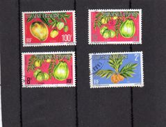 Polynésie:Timbres De Service N°2 N°6 N°8 N°14 Oblitérés - Used Stamps