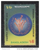 BANGLADESH, 2000, International Year Of Volunteers, MNH,  (**) - Bangladesh