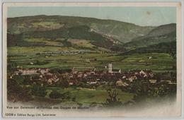 Vue Sur Delemont Et L'entre Des Gorges De Moutier - Photo: Louis Burgy - Delémont