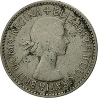 Monnaie, Grande-Bretagne, Elizabeth II, 6 Pence, 1953, TTB, Copper-nickel - H. 6 Pence