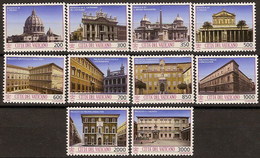 Vaticano 0942/51 ** Edificios Vaticanos. 1993 - Neufs