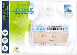 2014-- PAP MAX Marchandises 50g Avec Cachets Ronds  SAINT MICHEL EN L'HERM--85 - PAP:  Varia (1995-...)