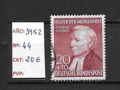 LOTE 1364 ///  (C250) ALEMANIA FEDERAL AÑO 1951    YVERT Nº: 44   LUXE           CATALOG/COTE: 20€ - Used Stamps