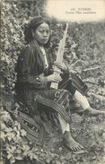 FEMME MAN MUSICIENNE - TONKIN - INDOCHINE - VIET-NAM - TB. - Azië