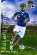 Magnet Magnets Football Carrefour Equipe France En Relief Bacary Sagna - Sports