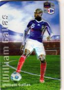 Magnet Magnets Football Carrefour Equipe France En Relief William Gallas - Deportes