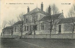 PIE 17-GAN-7646  : SANTENY  MAIRIE ET ECOLE - Santeny