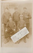 EPERNAY - Campagne 1915 - Militaires Qui Sont  Raveneau ,  Pinard , Hérin ,  Bertrand Et ???  ( Carte-photo ) - Guerra 1914-18