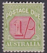 Australia Postage Due Stamps SG D 111 1937 One Shilling Perf 11, Mint Light Hinged - Impuestos