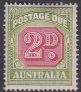 Australia Postage Due Stamps SG D121 1946 Two Pennies Mint Hinged - Impuestos