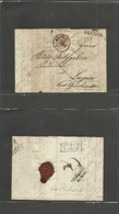 Austria. 1853 (30 March) Schruns - Switzerland, Luzern. Via Felkirch (31 March) Chur (1 April) EL Fkd Single 6 Kr Brown  - Autres & Non Classés