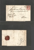 Austria. 1871 (9 May) Luttenberg - Wien. Fkd EL Skr Red, Stline "LUTTENBERG / IO MAI" (xxx/R) VF + Nice. - Otros & Sin Clasificación