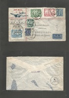 China - Xx. 1947 (Oct) Hwangkang, Hwangehow, Hupen - Sweden, Malmslatt, Kimstad (20 Oct) Via London. Multifkd Air Fkd En - Autres & Non Classés