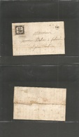 France. C. 1866. St Pierre D'Emberies. Local Multifkd Hxend EL With Postage Due 10c Black Large Margins, Cancelled Rural - Autres & Non Classés