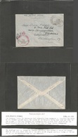 Frc - Madagascar. 1942 (11 July) WWII British East Africa Troops. OAS FPO 596 - Birminghan (17 Oct) Censored Envelope +  - Andere & Zonder Classificatie