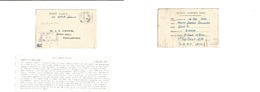 Frc - Madagascar. 1942 (16 Nov) WWII Operation Irondad. FPO 597 - UK, Maaalesfield. OAS Card + Censor EA / 1-154. Madaga - Other & Unclassified