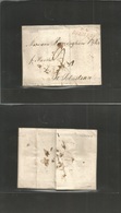 Germany Stampless. 1803 (10 Jan) Bremen - Spain, St. Sebastien. EL Full Text Red "P4/Bremen" + Spanish "9 Reales" Arriva - Other & Unclassified