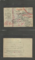 Memel. 1922 (20 Oct) Inflation Period. Cash Paid Heydekrug - Switzerland, Stadeuswill With Deutsche Kartenrüng (25 Oct)  - Sonstige & Ohne Zuordnung