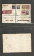 Bc - Rhodesia. 1909 (29 Oct) Salisbury - Germany, Dresden. Via London (13 Nov) Registered Mutlfkd Overprinted Issue Stam - Autres & Non Classés