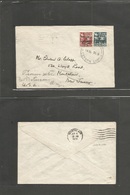 Bc - Samoa. 1935 (16 Dec) Apia - USA, NJ, Montdair Silver Jubilee Issue 3d Rate Fkd Env Cds. VF + Comercial Fwded Usage. - Sonstige & Ohne Zuordnung