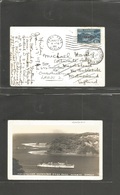 Bc - Samoa. 1941 (Jan 17) Pago Pago - UK, West Moreland Fwded Leeds (28 March) NZ Official Issue Fkd Harbour View Card.  - Sonstige & Ohne Zuordnung