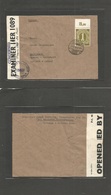 Iceland. 1946 (14 Sept) Germany, Hannover, Reykjavik, Eystri - Garosanka. Fkd Env IDM + "CONDEMNED" Censor Cachet / Trad - Autres & Non Classés