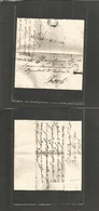 Italy - Prephilately. 1840 (8 Oct) Perugia - Forli. EL Full Text Stline PERUGIA + Assicurata + Affrancata Reverse "Citta - Ohne Zuordnung