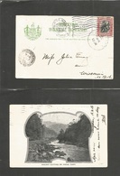 Malaysia. 1904 (20 Apr) North Borneo. Sandakan - USA, Wisconsin. Via Hong Kong - Seattle, Washington (May 4) Fauna Issue - Maleisië (1964-...)