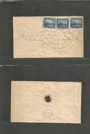 Nicaragua. 1901. Bluefield - USA, Dayton, OH (Oct 10) Multifkd Env At 15c Rate Oval Lilac Ds Cachets. Via New Orleans (8 - Nicaragua
