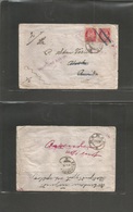 Norway. 1919 (20 Sept) Brumundoalen - USA, Alaska + Retur For "insufficent Address" (Alaskan Postal Mark Cachet) (xxx/R) - Andere & Zonder Classificatie