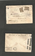 Norway. 1940 (15 June) Oslo - USA, St. Louis, MO (14 Aug) Air Norwegian Depart Fkd Censored Envelope + British Transt Ce - Otros & Sin Clasificación