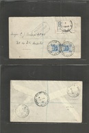 Palestine. 1918 (17 Aug) WWI EEF. SZ-44. APO Addressed To Australian Hospital, Nr. 14. Registered Fkd + Censored Envelop - Palestine