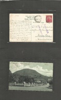 Portugal-India. C. 1917 (25 July) Brazil, Caxambu - Nova Goa Via Lisbon. Fkd View Card With Indian Censor "Passed / Cens - Andere & Zonder Classificatie