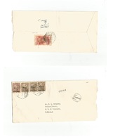 Macau. 1948 (30 June) British Consul Correspondence. Local Multifkd Envelope. Local Usage + Taxed (1 July) Reverse 20A R - Other & Unclassified