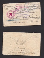 Portugal-Lourenco Marques. 1917. POW German Internee Nº 28 / Barracks. M. Rewald Via Swiss Red Cross Addressed To German - Other & Unclassified