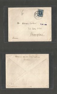 Slovakia. 1939 (9 Dec) Novy Smokovec - China, Shanghai (8 Jan 40) Single 2.50 Korona Blue Fkd Envelope For Airmail Desti - Andere & Zonder Classificatie