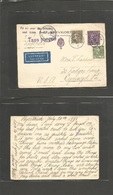 Sweden. 1941 (20 July) BYXELKROK - USA, Cynwyd, PA. 10 Ore Lilac Stat Card + 2 Adtls Via Stockholm (22 July) Special Cac - Sonstige & Ohne Zuordnung