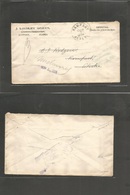 Usa. 1904 (Oct 1) Pampart, ALASKA. Official Envelope Local J. Lindley Green. Commissioner, Addressed To St. Rodgers + Re - Andere & Zonder Classificatie