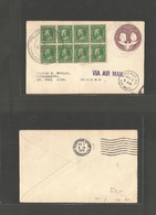 Airmails - World. 1926 (2 June) USA, Chicago - St. Pavel. Special Flight. Multifkd Stat Env. Fine. Block Of Eight. - Other & Unclassified