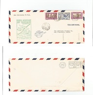 Airmails - World. 1940 (21 July) New Caledonia - USA, San Francisco (24 July) Fkd Envelope. Special Doble Cachet. High F - Andere & Zonder Classificatie