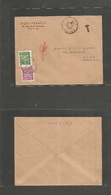 Algeria. 1950 (22 Nov) Alger, Borne (25 Nov) Multifkd Comercial Mail, Taxed + Arrival Local P. Dues, Tied Cds. Fine Inte - Algeria (1962-...)