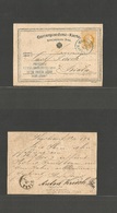 Austria - Stationery. 1874 (12 Jan) Karlsdorf - Biala, Klein Mornau, Lower Austria, Styria. 2kr Stat Card, Bohemia Text  - Other & Unclassified