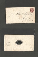 Austria - Stationery. 1878 (18 May) Gmunden - Regensburg (19 May) 5kr Red Stat Env. VF Lovely Cds. - Other & Unclassified