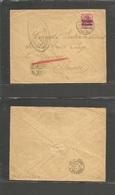Belgium - Xx. 1916 (2 Aug) German Occupation - France - Belgium. Manbenga, France. WWI + Fkd + Censored Env To Switzerla - Andere & Zonder Classificatie